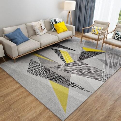Big Carpet Living Room Bedroom Modern Geometry Carpet Home Decor Sofa Rug Coffee Table Floor Mat Study Room Rugs