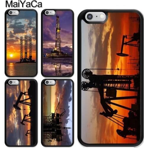 Drilling Oilfield At Sunset Accessories For iPhone 12 Mini 11 Pro MAX X XR XS MAX SE 2020 6S 7 8 Plus 5s Cover
