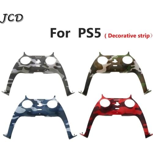 JCD For PS5 Controller Cover Front Middle Replacement Gamepad Shell Decorative Strip for Playstation 5 Game Accessories
