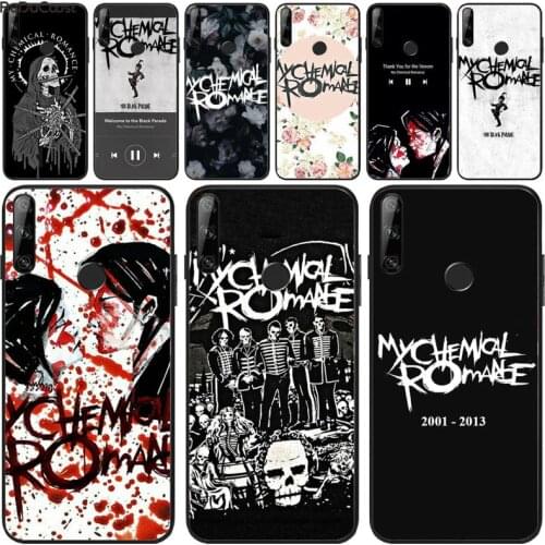 Riccu My Chemical Romance Phone Case For Huawei Y5 Y6 Y7 Y9 Prime Pro II 2019 2018 Honor 8 8X 9 lite View9