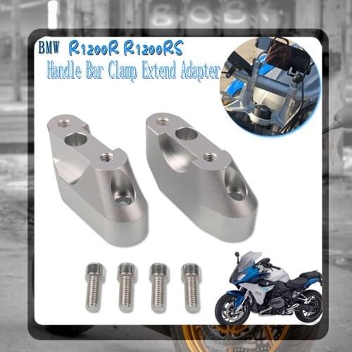 For BMW R1200RS R 1200 RS 1200RS 2015 2016 2017 2018 Motorcycle CNC Handlebar Riser Drag Handle Bar Clamp Extend Adapter