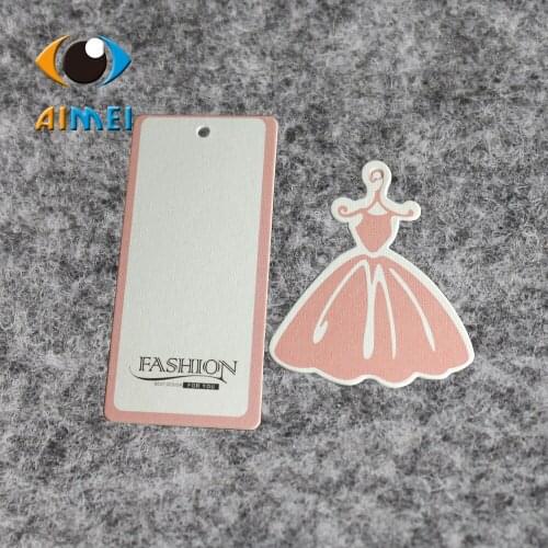 Free Design & Free Shipping Custom 500Pcs/Lot 400Gsm Kraft Paper Hang Tags For Product Price Swing Tag For Gift Cards
