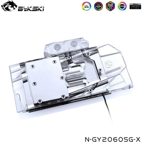 Bykski GPU Cooler For Galaxy GeForce RTX 2070,1660Ti ,For Gainward Geforce GTX 2060,1660 Video Card Water Block N-GY2060SG-X
