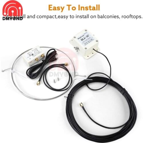 MLA30 MLA-30 Loop Antenna MLA-30 MLA30 plus K180WLA Active Magnetic Receiving Antenna HA SDR Short Medium Wave Radio Low Noise