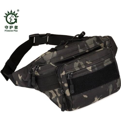 Protector Plus 2019 MOLLE Mini Vice Pocket Multi-function Military Bag Men Waist Packs Military Waterproof Nylon Waist Bag