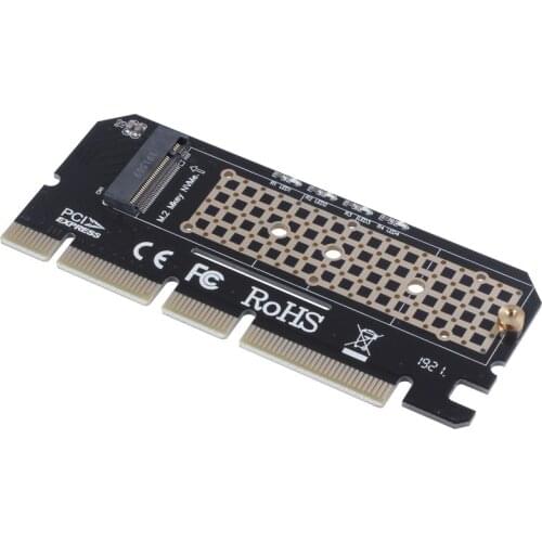 M.2 NVMe SSD NGFF to PCIE 3.0 X16 Adapter M Key Interface Card Suppor PCI Express 3.0 x4 2230-2280 Size m.2 Full Speed