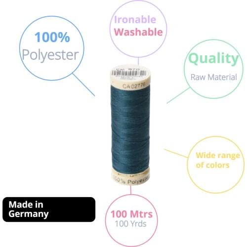 Gutermann Polyester Sew-All Purpose Thread, 100m/110 Yd