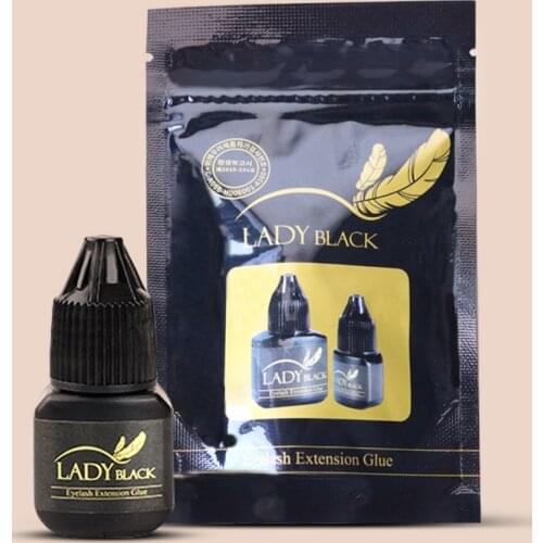 5ml Professional Individual Eyelash Glue Wholesale Eye Lash Lady Black Eyelash Extension Glue Lash Extension Makeup Tools