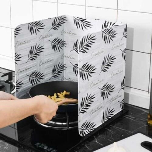 2 Pieces Of Foldable Kitchen Gas Stove Partition Board Kitchen Frying Pan Oil Splash Protection Sn Kitchen