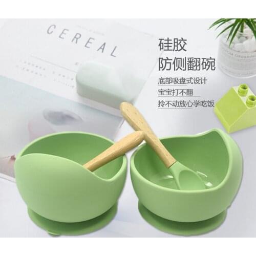 Assiette bebe talheres pratos plates aparelhojantar solid tableware bamboo plate dishes utensilios de cocina bord bavoir silicon