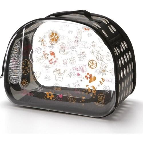 Fashion Pet Bag Outdoor Portable Pet Breathable Shoulder Bag Handbag Cat Dog Backpack Folding Travel Shoulder Bag Cat