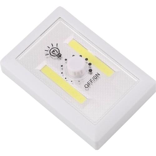 LED COB Mini Night Light Wall Light Magnetic Ultra Bright with Switch Magic Tape for Camp Lamp Indoor Light