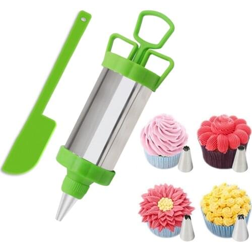 Cake Baking Nozzle Sets Icing Piping Cream Syringe Tips Spatulas Scraper Decorative Tools Pastry Syringe Accessories Baking Tool