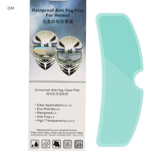 Universal Helmet Clear Anti-Fog Patch Film Motorcycle Helmet Lens Fog Resistant Films for Helmets 13MF