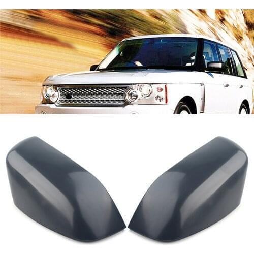 2x ABS Car Rearview Side Mirror Cap Cover For Land Rover Freelander LR2 Discovery 4 LR4 2010-2014 For Range Rover Sport 10-2012