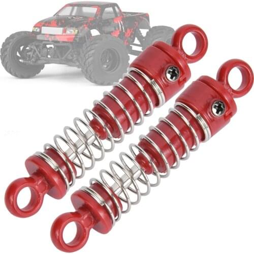 2pcs RC Shock Absorber W 4pcs RC Shock Absorber Cap Replacement Fit For HS 18301 18302 18311 18312 1/18 RC Car