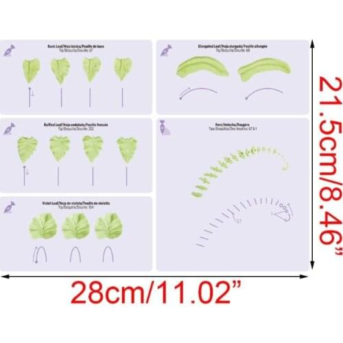 23pcs/set Cake Icing Piping DIY Drawing Board Template Paper Practice Cardboard L4MB