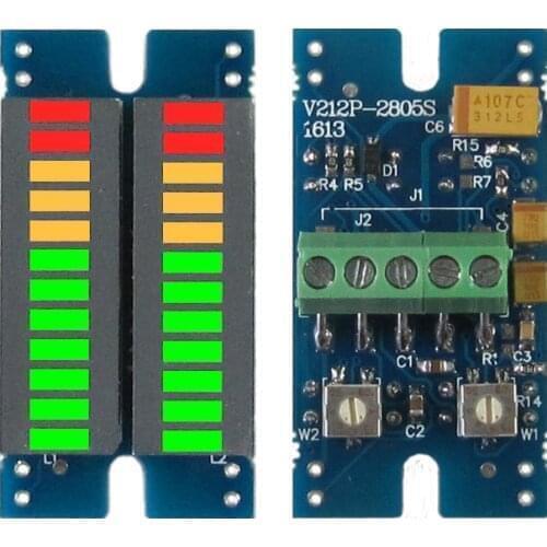 24 LED display Music Audio Spectrum indicator Stereo Dual channel Volume Level Indicator for VU Meter mp3 amplifier