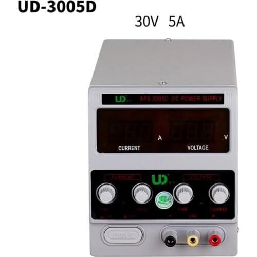 UD 3005D 30V 5A DC Power Supply Digital Variable Short Circuit Protection Power Supply for Mobile Phone Laptop Repair