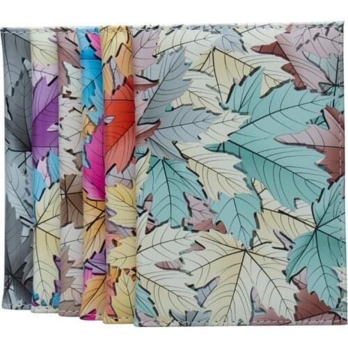Zoukane Maple Leaves Passport Cover Case PU Leather ID Card Holder Travel Accessories Passport Wallet ZSPC36