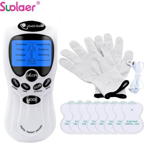 Tens Machine Physiotherapy Electric Full Body Massager Electric Therapy Relaxation Muscle Stimulator Massage Pain Relief Device