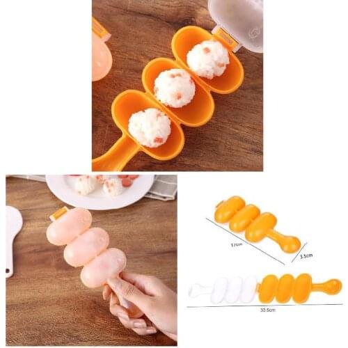 Baby Rice Ball Mold Shakers Food Decoration Kids Lunch DIY Sushi Maker Mould Kitchen Tools M56
