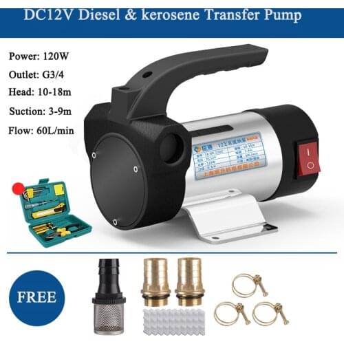 Diesel oil & kerosene diesel transfer pump mini diesel pump tools for truck stainless steel diesel transfer pump for oil drum