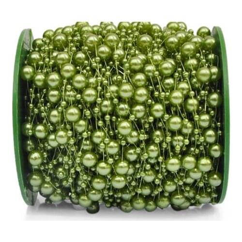 ABS Plastic Pearl Beaded Garland Strands Wedding Decoration Party Backdrops Chain Bride Headwear Bouquet DIY Decor