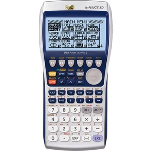FX-9860GII SD Graphic Engineering Survey Programming Calculator Road Star SAT Examination