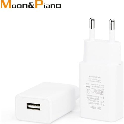 Korea Power Plug Converter Travel Adapter EU Charger 5V1A 2A usb Interface For Small Mobile Phone High Quality KC Certification