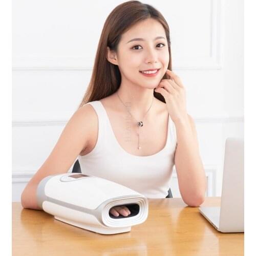 Electric Hand Massage Device Heat Air Compression Palm Massager Beauty Finger Wrist Spa Relax Pain Relief Girlfriend Gift