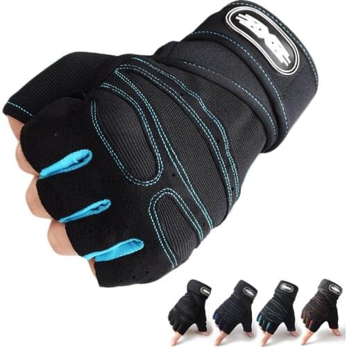 Gym Gloves Fitness Weight Lifting Gloves Body Building Training Sports Exercise Sport Workout Glove for Men Women M/L/XL