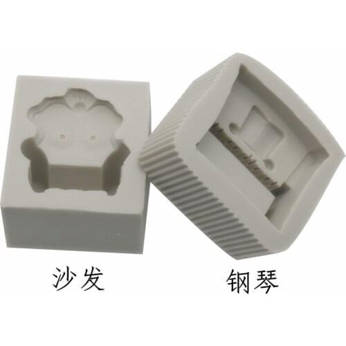Silica Gel Mould for Piano Sofa Chocolate Mould Dropping Gel Mold