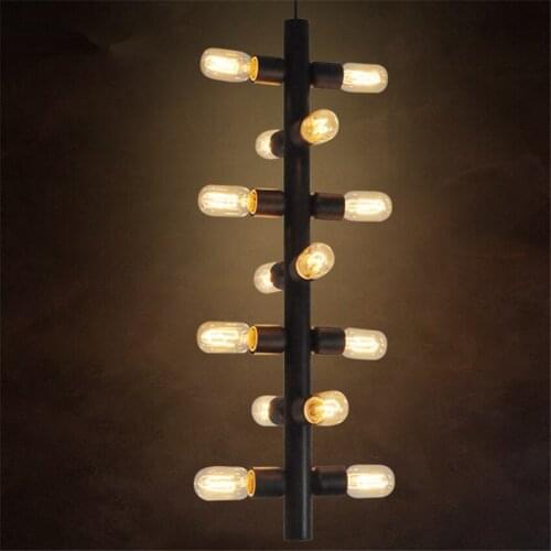 Nordic Retro Iron Loft Pendant Lights Dining Room American Country Living Room Lamp Restaurant Vintage Hanging Lights Lighting