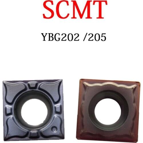 SCMT CNC Inserts SCMT09 SCMT12 09T302 09T304 09T308 120404 120408 EM EF YBG202 YBG205 For Lathe Machine Cutting Tool Boring Bar