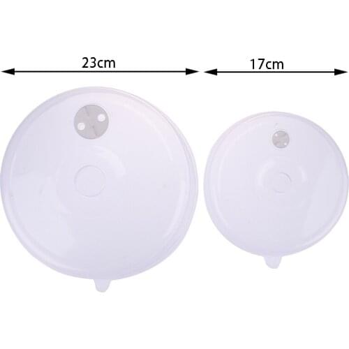 New 1pcs Plastic Microwave Food Cover Clear Lid Safe Vent Kitchen Tools Home Accessories