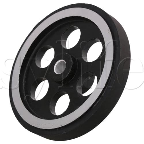Aluminum Encoder Wheel Meter Wheel for Rotary Encoder 200mmx6mm w/Wrench