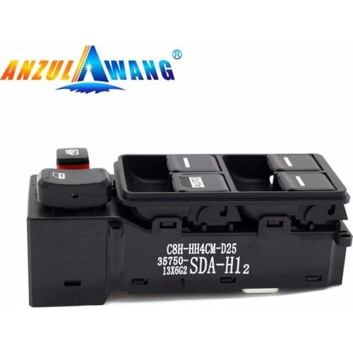 ANZULWANG New Electric Master Power Window Switch 35750-SDA-H12 35750SDAH12 For Honda Accord 2003-2007