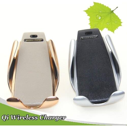 Wireless Car Charger Mount Infrared Sensor QI Induction Charging Car Phone Holder Satnd For IPhone For Samsung 10W