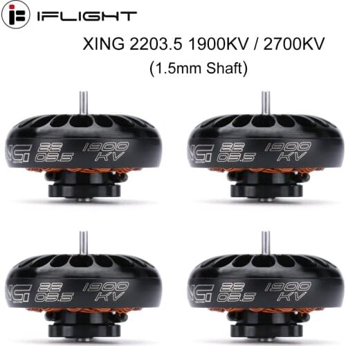 IFlight XING 2203.5 1900KV / 2700KV 4-6S FPV Brushless Motor with 1.5mm Shaft Compatible 3-4Inch propeller for FPV Racing Drone