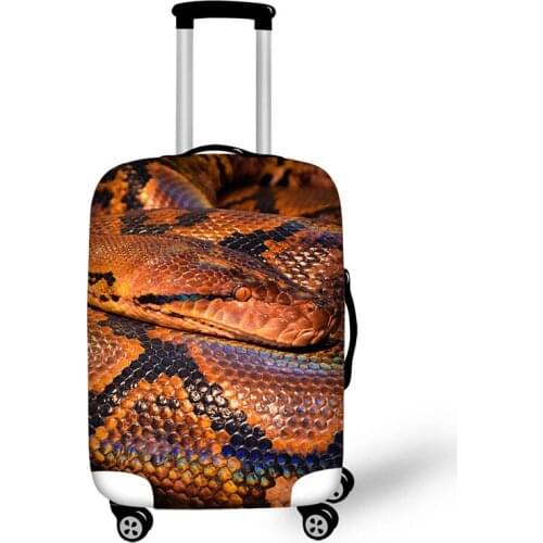 Case for suitcases cover case suitcase luggage protective covers Travel accessories 3D Python lollipops zipper suit 18-32 plus