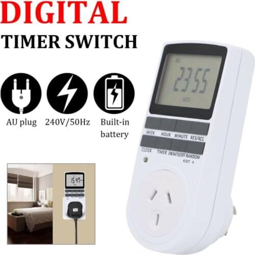 240V Digital Timer Switch Automation Socket Electric Programmable Power AU Plug