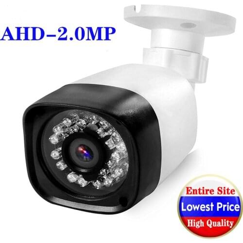 Bullet Camera 2.0MP 1080P Mini CCTV AHD Camara FULL Digital HD AHD-H in/outdoor Waterproof TVI/CVI/CVBS Camera with Plastic Case
