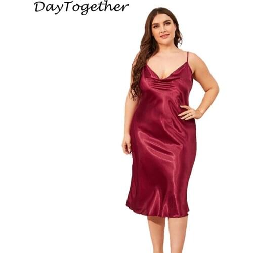 Женские атласные ночные сорочки Day Together China At AliExpress