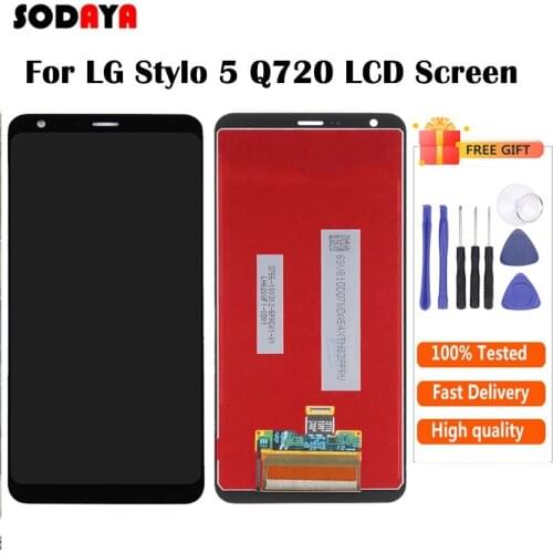 For LG Q Stylo 5 LCD Display with Touch Screen Digitizer Assembly Replacement Parts Free Shipping