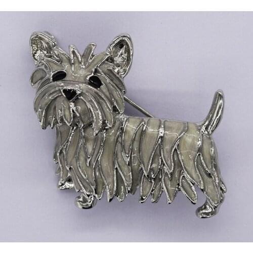 Enamel brooch Poodle Pin brooches C2218 A
