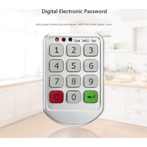 Intelligent Electronic Door Code Lock Digital Password Keypad Number Cabinet Drawer Door Code Lock Storage Cabinet Security Lock