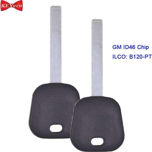 KEYECU 2pcs for Chevrolet Express for GMC Savana 2015 2016 2017 2018 2019 Transponder Key GM ID46 Chip B120-PT