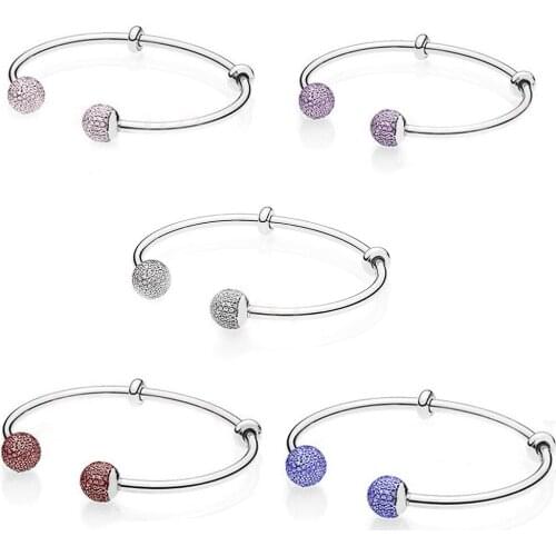 CHAMSS New Fashion Simple And True 925 Sterling Silver MOMENTS New Classic Classic Bracelet Original Female Jewelry Best Gift