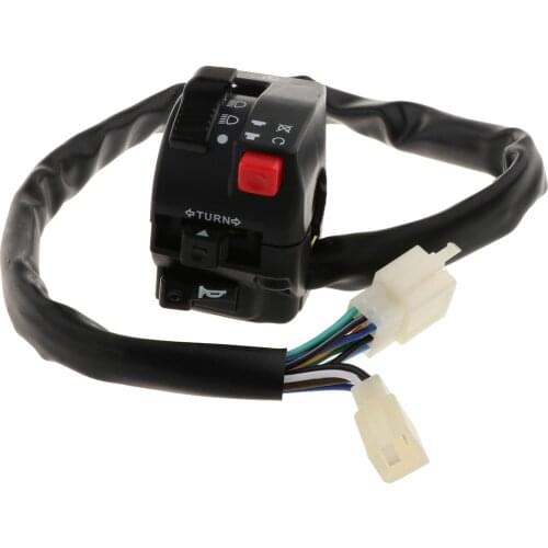 Left Side Switch Assembly Kill Start Light Choke Switch For Roketa, Kazuma